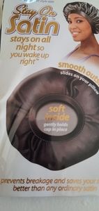 Satin night hair cap